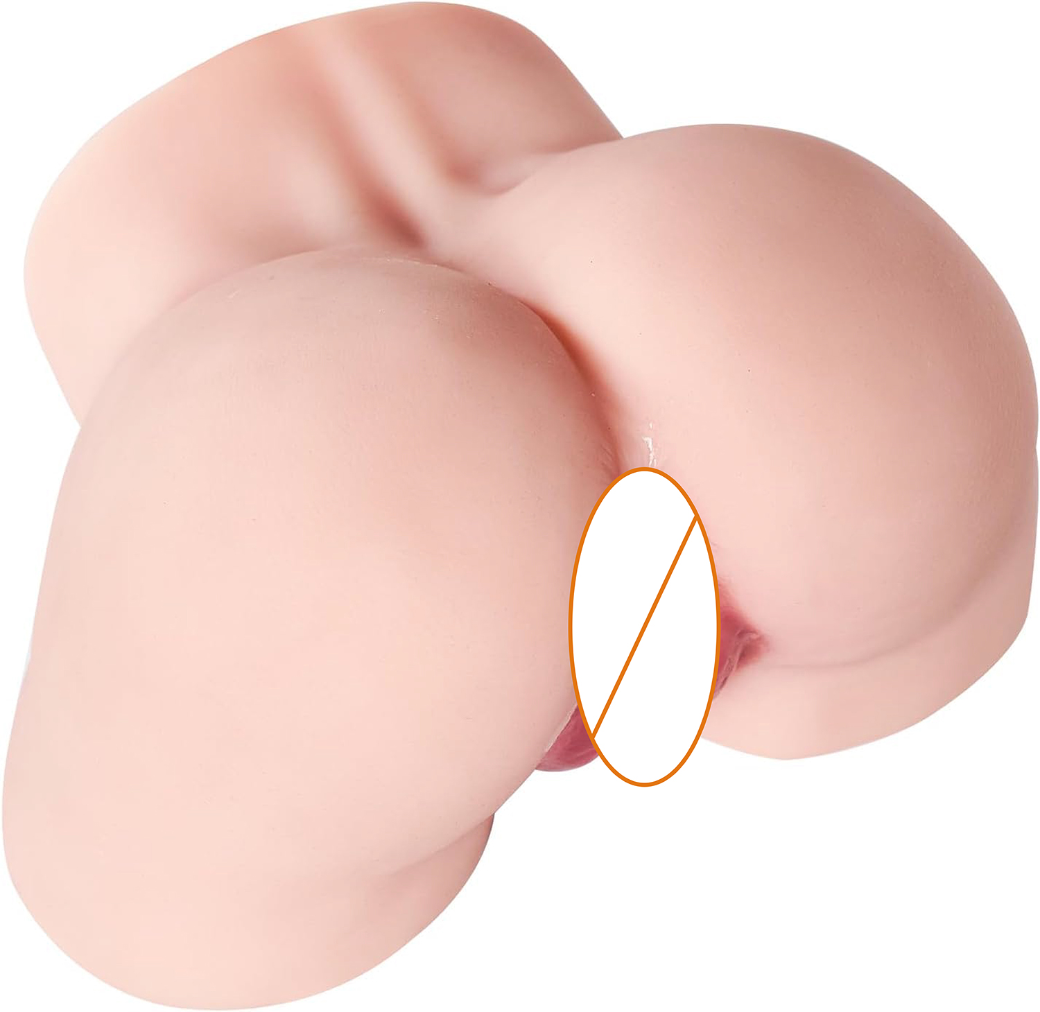 Geeignet für Männliches Vergnügen, Realistischer Strukturierter Männlicher Masturbator, 3D-Strukturierter Po mit Realistischer Vagina und Anus, Erwachsenen-Sexspielzeug, Orgasmusförderndes Männliches Sexspielzeug