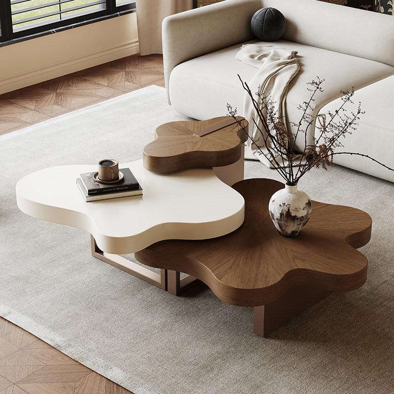 Vintage Nordic Couchtisch Eleganter moderner klassischer künstlerischer Couchtisch Verzierte ästhetische Meubles De Maison Möbel Zuhause