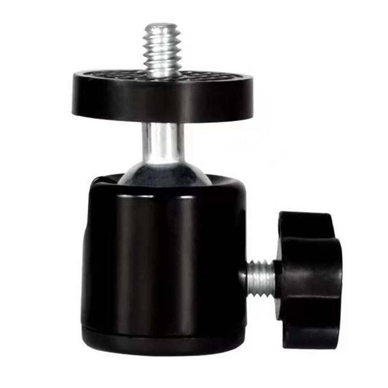1/4" Swivel Mini Ball Head Screw Tripod Mount for GoPro 13 12 11 10 9 insta360 DSLR Camera Camcorder Light Bracket Accessories