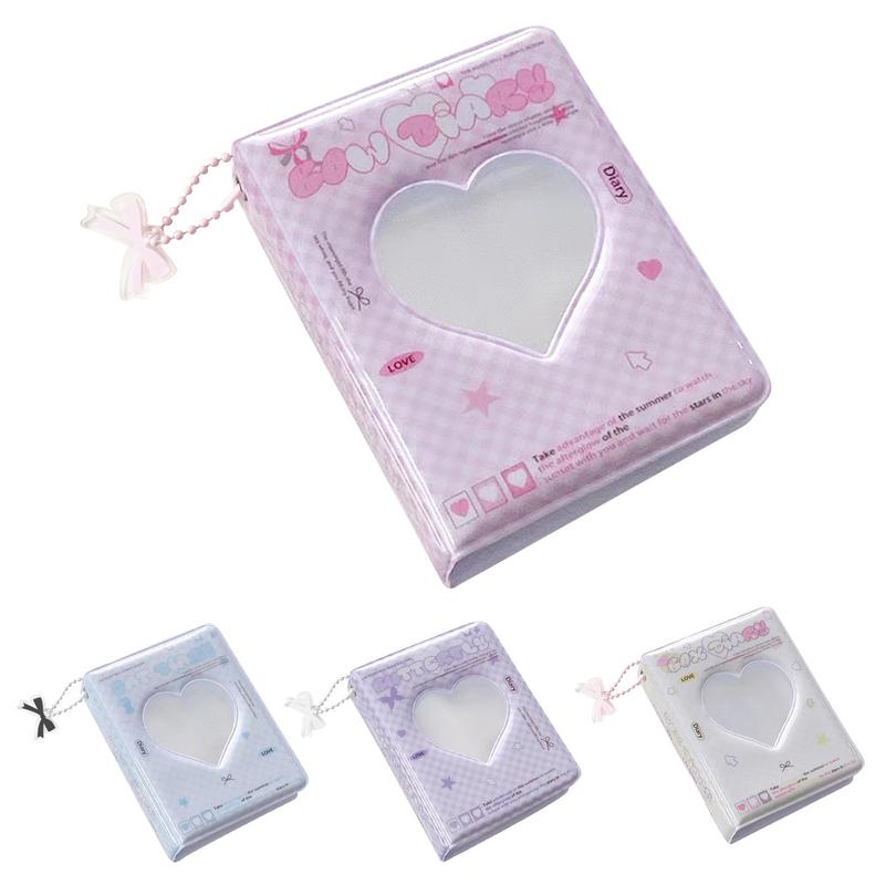 Kpop Photo Album Mini 3 Inch Album Photo Photocard Holder Idol Binder Photo Card Holder Card Collect Book Picture Protector