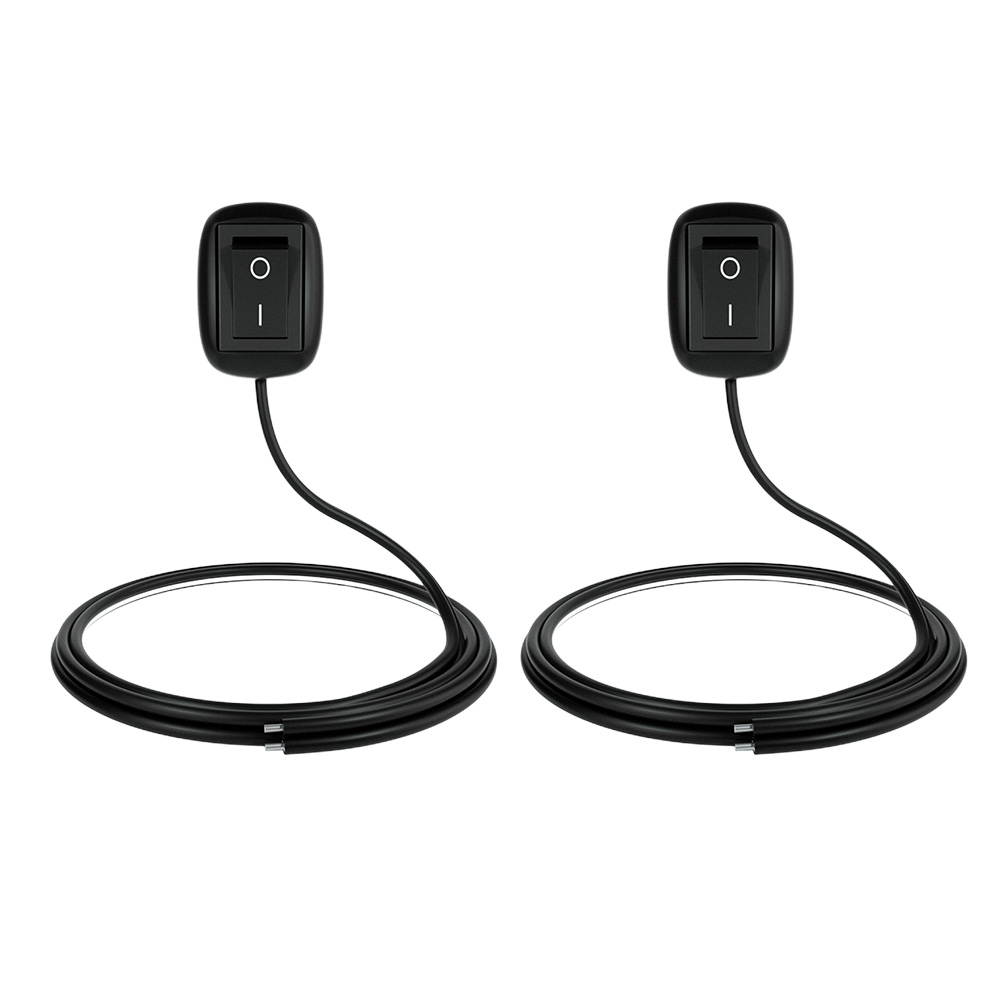 Interruptor Universal Carro com Cabo, Interruptor de Desconexão da Bateria, Tipo Colar, Mini Interruptor para Lâmpada de Nevoeiro, Luzes de Néon, DC 12V, 24V, 60cm, 100cm