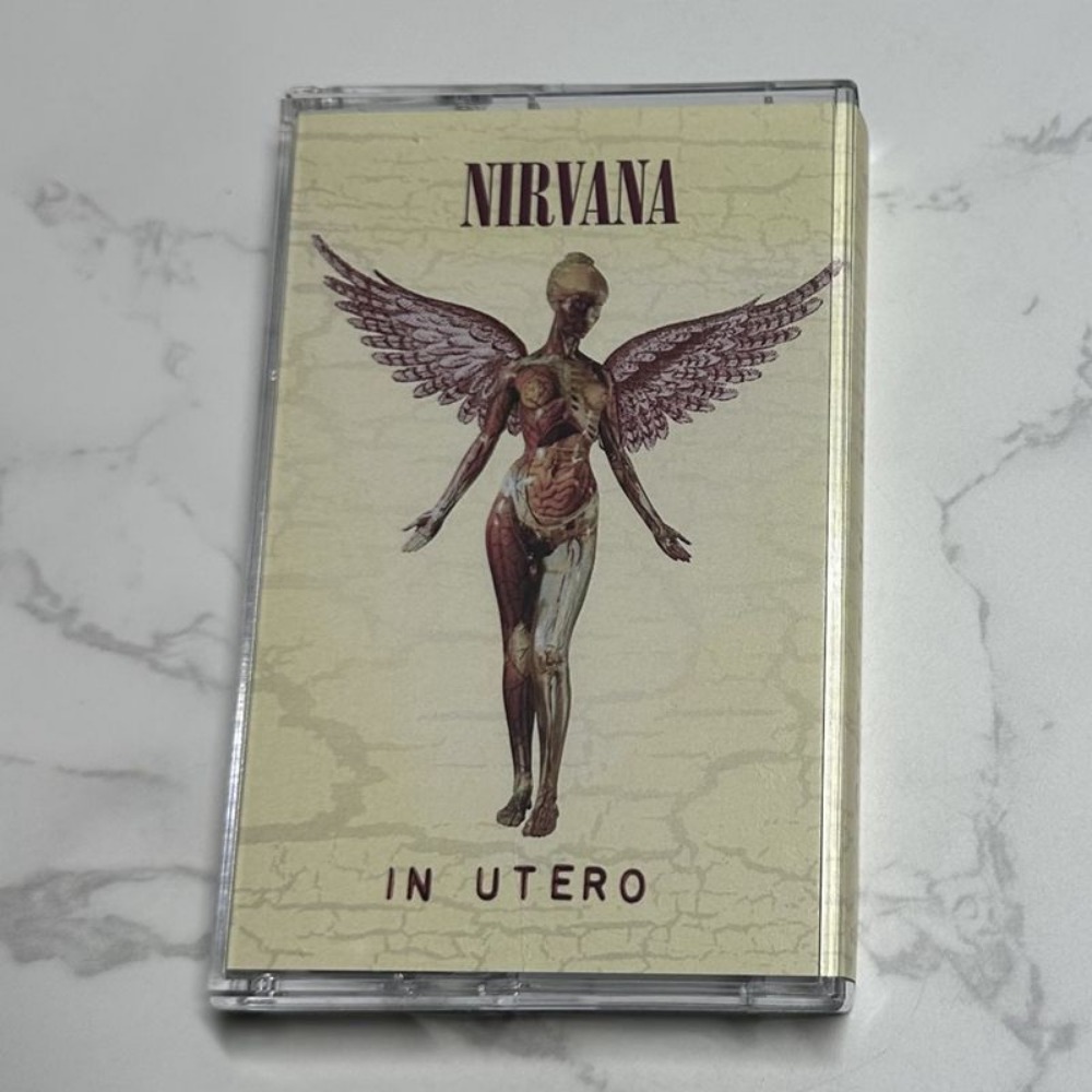 Brand New Sealed Cassette Tape Nirvana In Utero Rock Album with Lyric Book