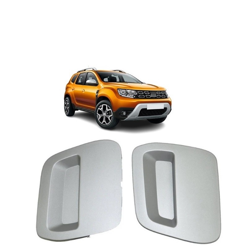 Cubierta de ojo de barra de remolque de parachoques delantero para Dacia Duster 2018 después de la izquierda derecha juego de 2 uds 620721430 R. 620724861 R. 511802392 R. 511809831 R.