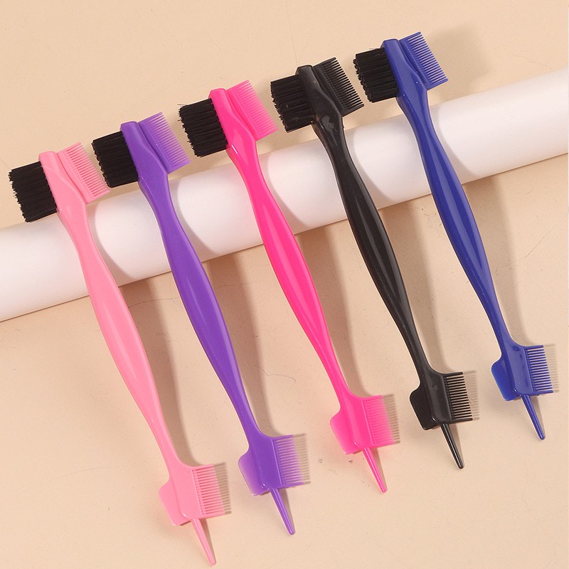 Peigne brosse de contrôle de bord 1 pièce, utilisé pour peigner et couper les cheveux sur les bords et l'arrière des femmes, spécial pour les vrais perruques de cheveux