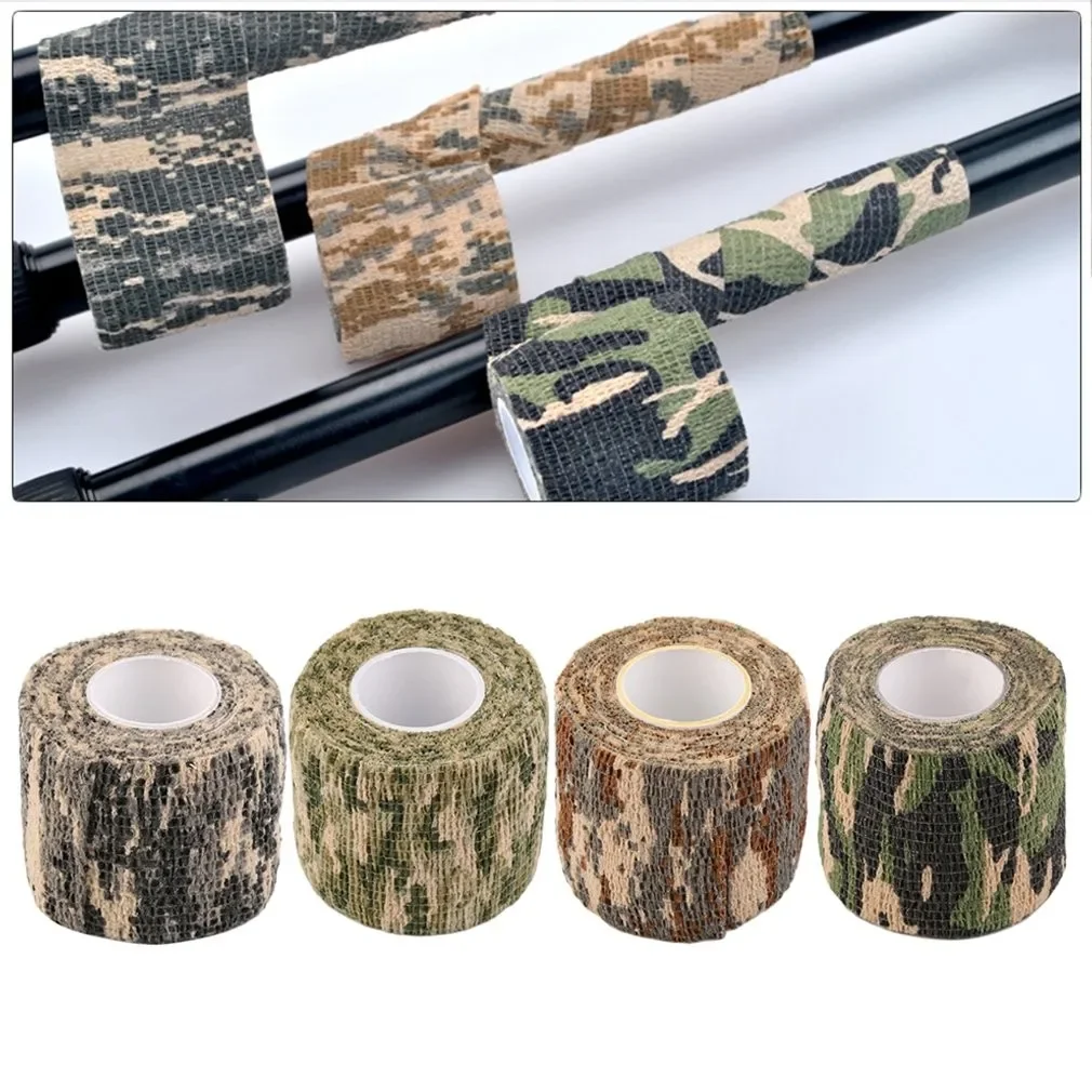 1 Máy Tính Ngụy Trang Vô Hình Băng Cam Phối Hình Thức Có Thể Tái Sử Dụng Tự Bám Cam Phối Săn Bắn Súng Trường Vải Băng Keo Quấn Cắm Trại Ngoài Trời Phụ Trợ Dụng Cụ