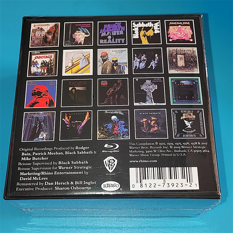 Brytyjski zespół rockowy Heavy Metal Kolekcja płyt CD z muzyką Album prezentowy (1970-2017) 22CD+1BD