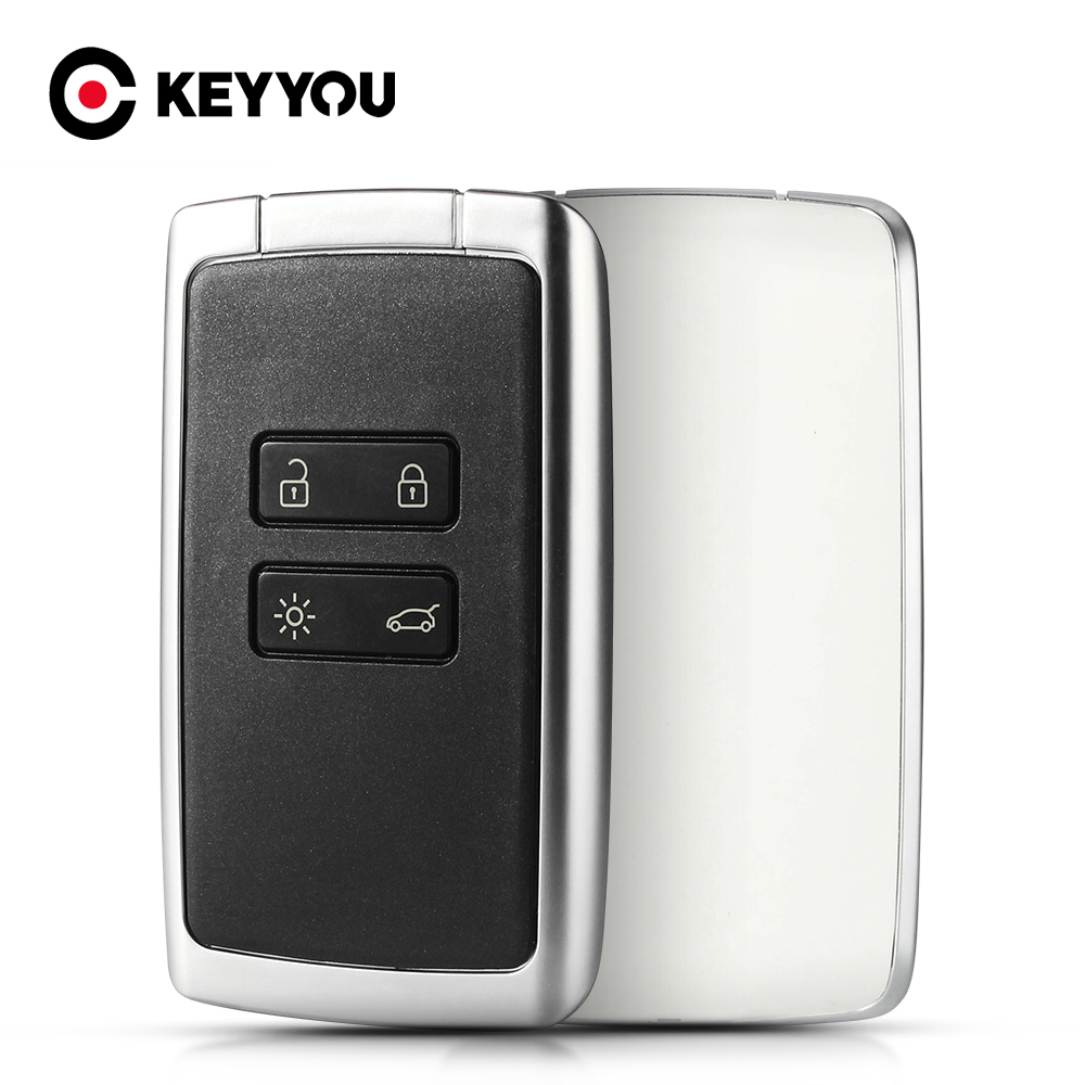 Keyyou Voor Renault Sleutel Shell Voor Renault Megane 4 Talisman 5 Espace 5 Kadjar 4 Knoppen Vervanging Autosleutel Shell