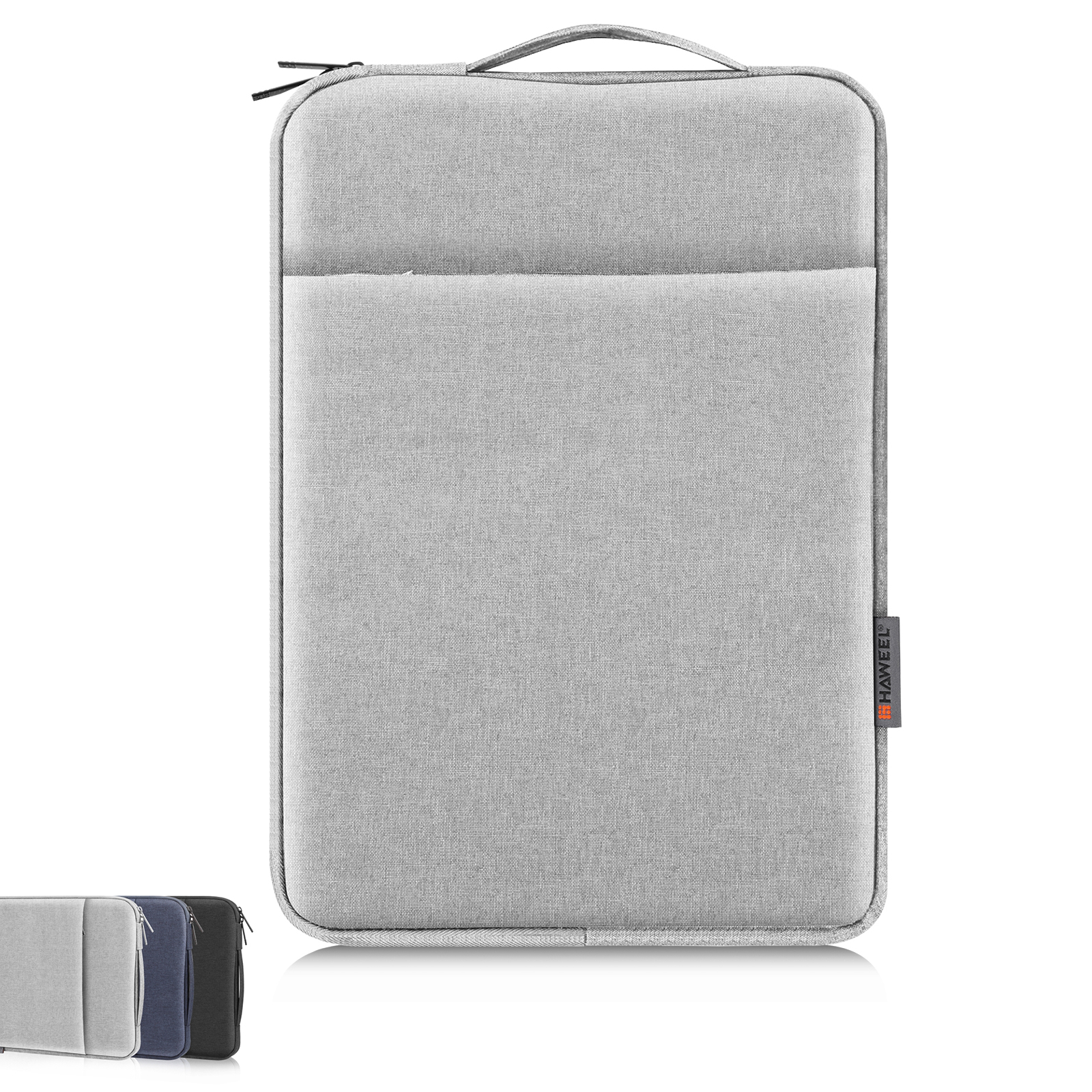 HAWEEL-funda para portátil, maletín con cremallera, bolso para portátil de 15-16,7/14-15/12,5-13,5 pulgadas, funda para tableta y portátil