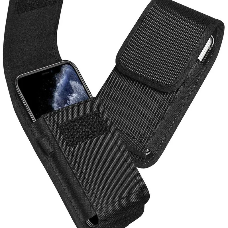 Unisex Schwarz Handy Gürtel Taille Tasche Universal Handy Tasche Tasche Brieftasche Outdoor Sport Laufen Telefon Wasserdichte Taille Pack