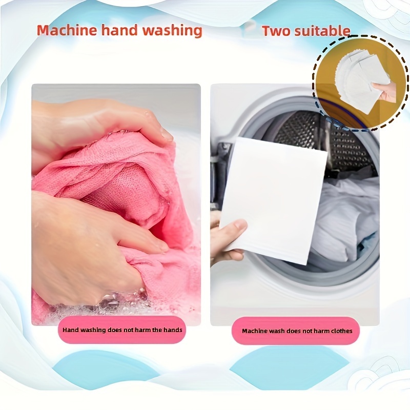 Solución de lavandería todo en uno de 120 piezas: potentes tabletas de fragancia de limpieza, protección del color y duraderas