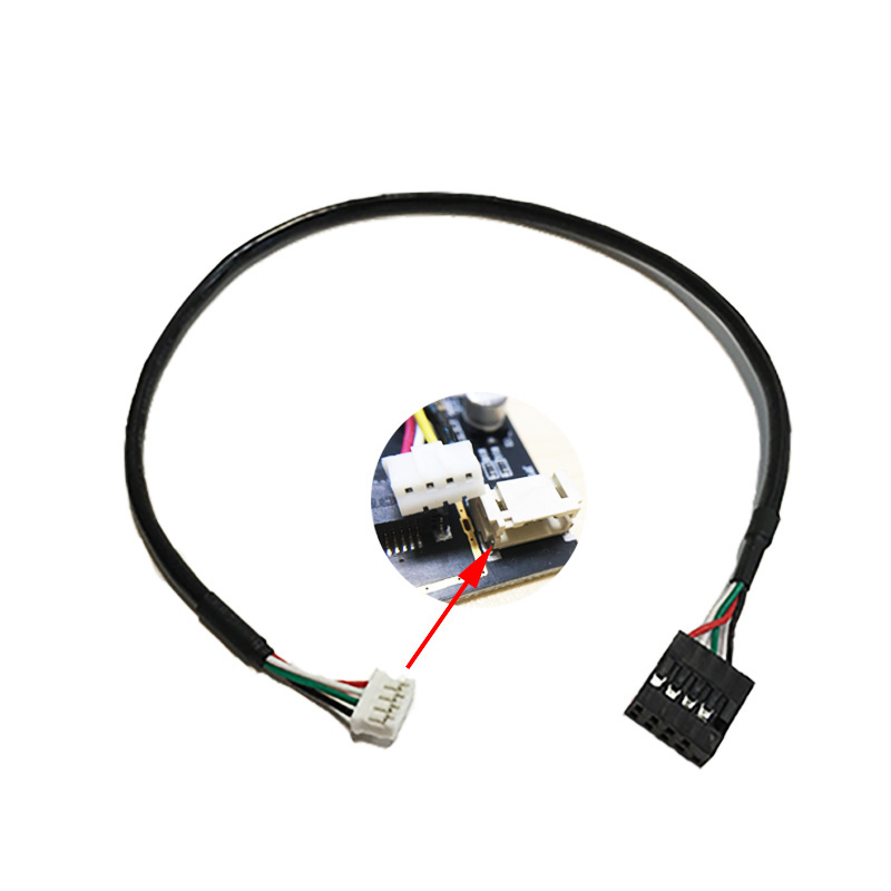 Kabel Wi-Fi USB do komputera stacjonarnego z niebieskim zębem USB 9-pinowy do PH2.0 4-pinowy kabel połączeniowy sygnałowy raster 2,0 mm do USB9PIN