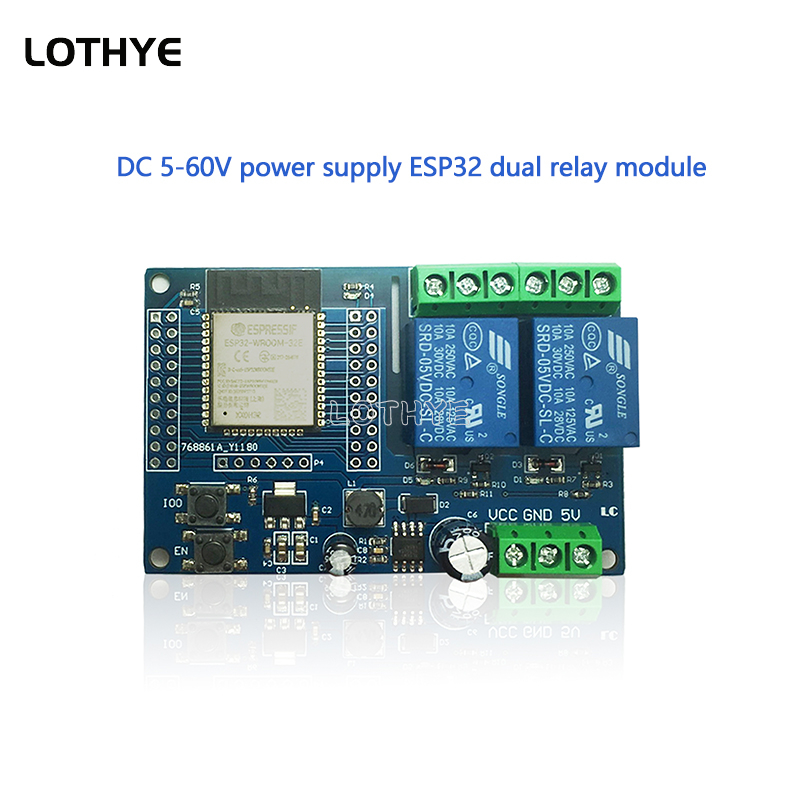 ESP32-WROOM ESP32 Les touristes Canal Wifi Bluetooth cite Tech Conseil de développement secondaire DC5-60V Alimentation