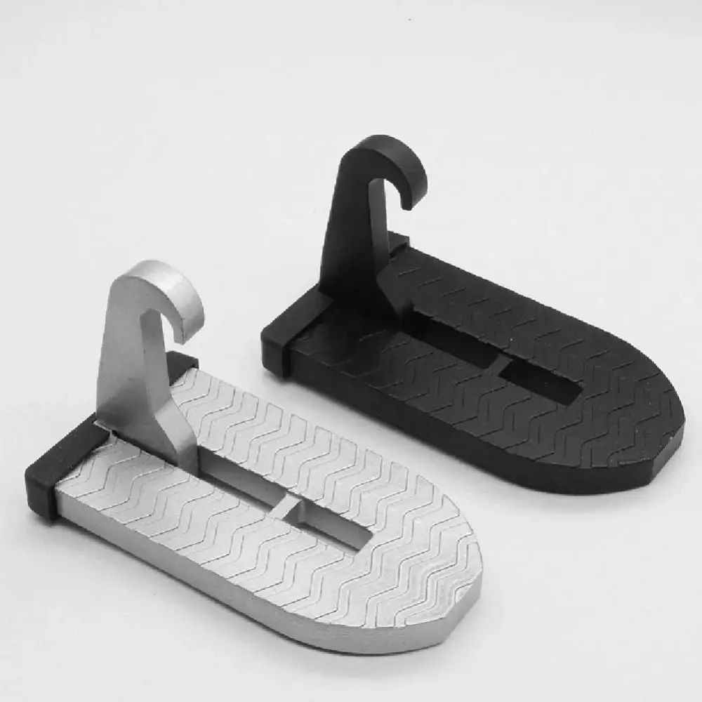 1Pc Auto Voetpedaal Aluminium Deurpedaal Universele Mini Extra Pedaal Bovenste Dakpedaal Pedaal Auto Accessoires