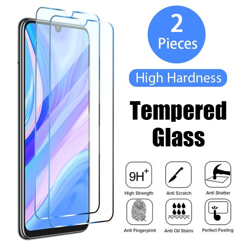 2 pezzi di vetro temperato per Huawei P30 P40 P20 Lite P20 Pro P50 protezione dello schermo per Huawei Y6p Y8p Y6 Y7 Y9 P Smart Z P Smart