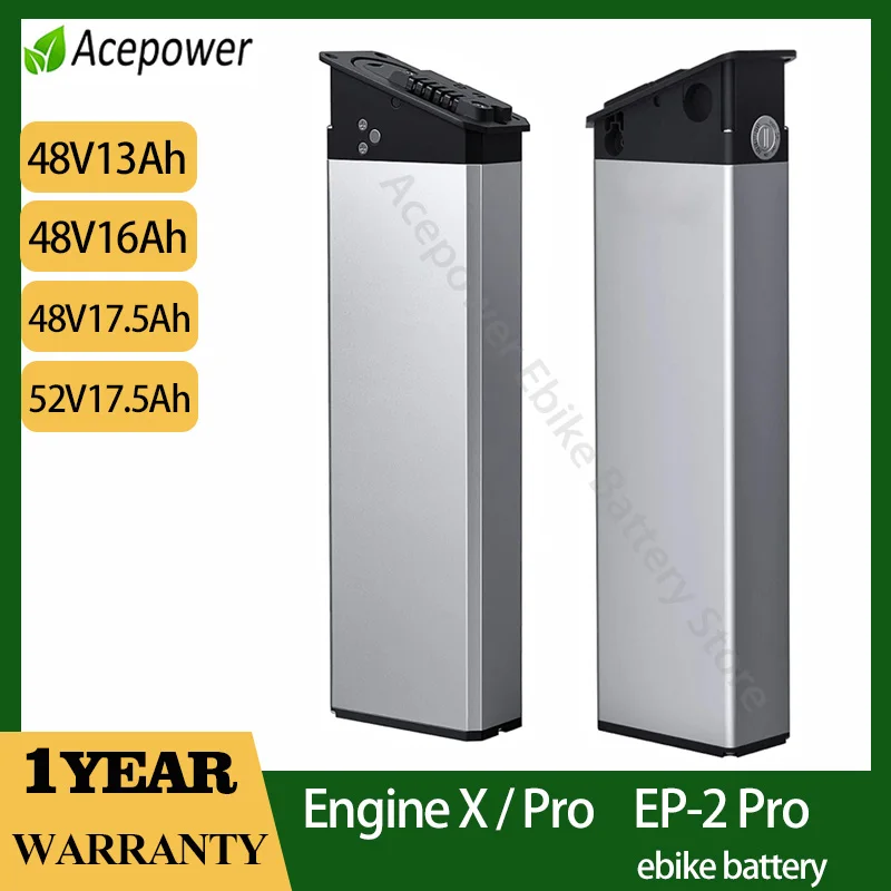 Pour les dimensions, nous EP-2 Pro Engine X Engine Pro Pliable E-bike Batterie 48V 17,5 Ah 16Ah 13Ah Remplacement Batterie Mvélly X Ginghma R7 Pro