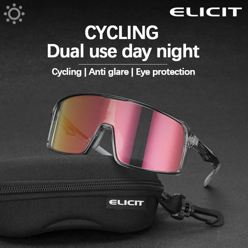 ELICIT lunettes de soleil photochromiques cyclisme lunettes de course sport montagne route vélo pour hommes femmes UV400 lunettes de Protection pour M