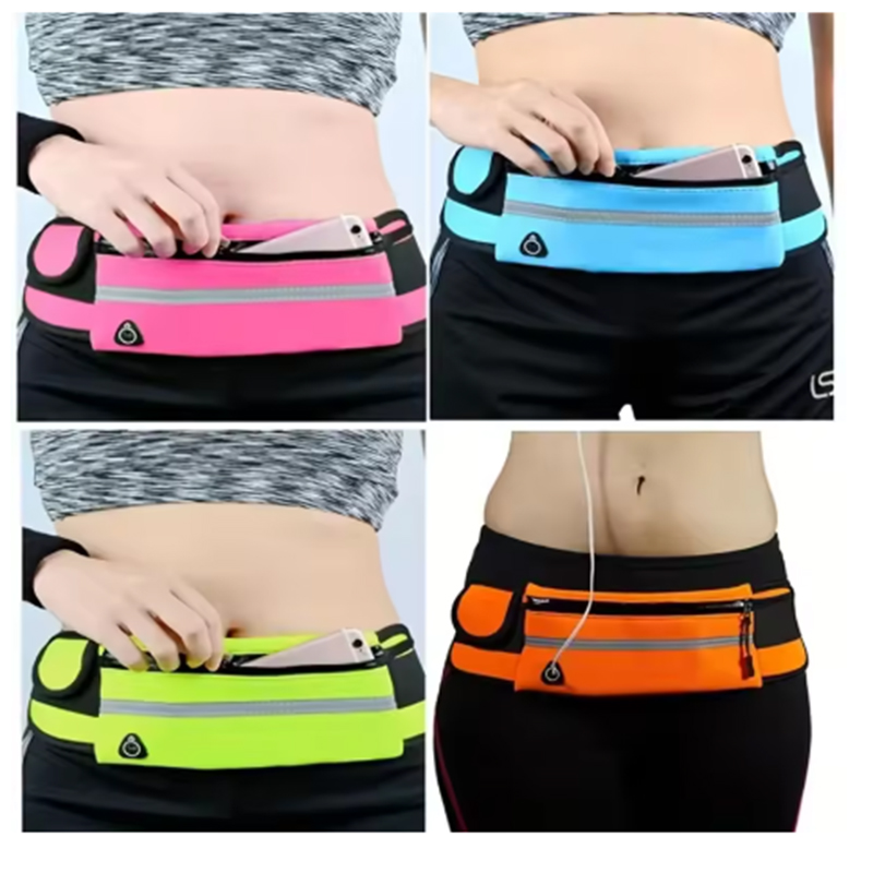 Sportheuptas - Waterdicht, nauwsluitend, schokabsorberend hardloopgadget - Houder voor waterfles, tas voor mobiele telefoon