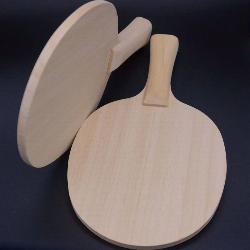 Ayous raket tenis dasar 8/10mm, raket tenis meja kayu ketebalan Ayous pelat Veneer raket Horizontal