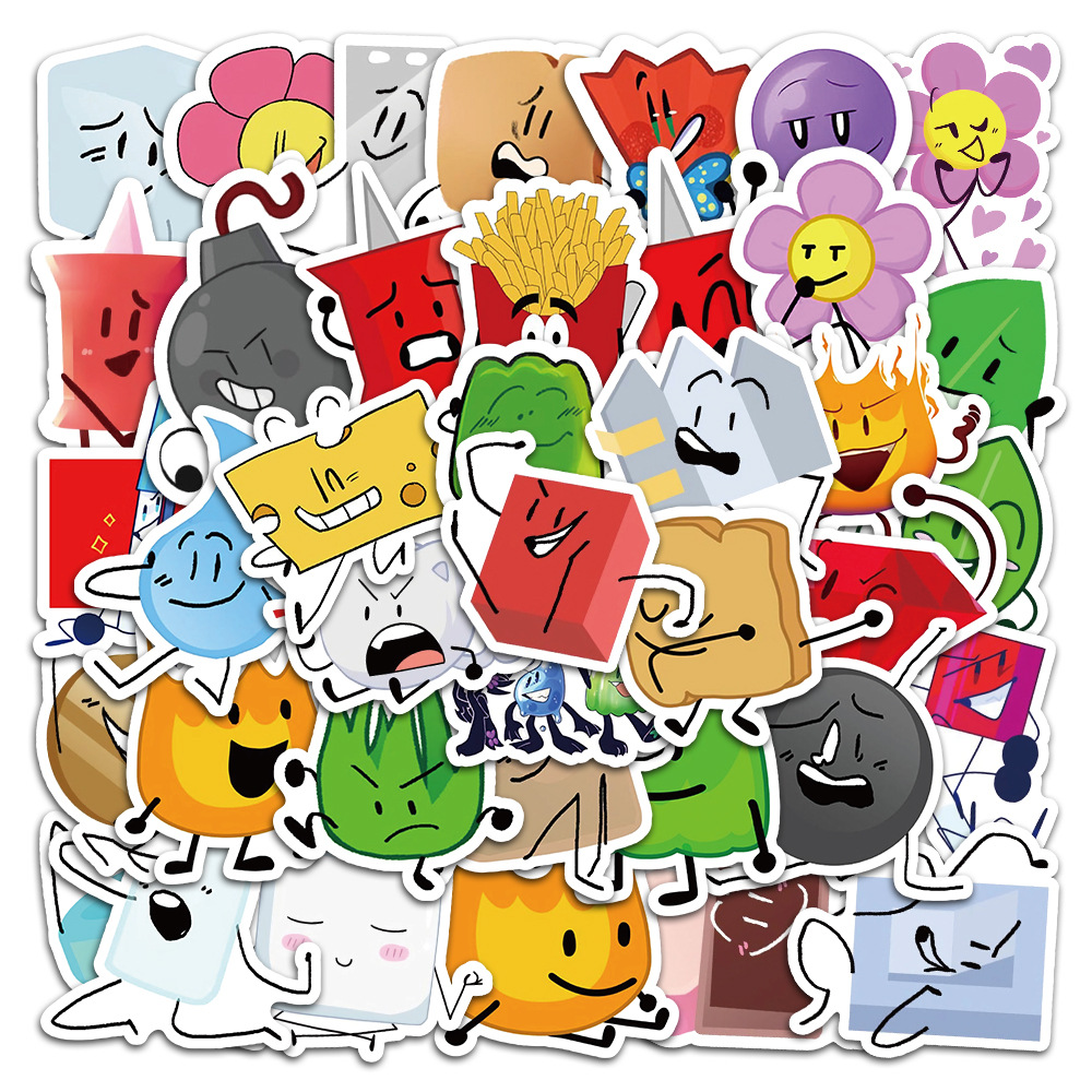 Lot de 10, 30 ou 52 pièces de stickers waterproof, stickers, bataille pour réplique, dessin animé, mignon, graffiti, décoratif, coque de téléphone, cahier, skateboard, décalcomanie, jouet
