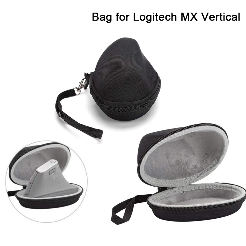 Torba do przechowywania myszy Logitech MX Vertical, etui podróżne Przenośne pudełko do przechowywania Odporny na uderzenia twardy futerał EVA do MX Vertical