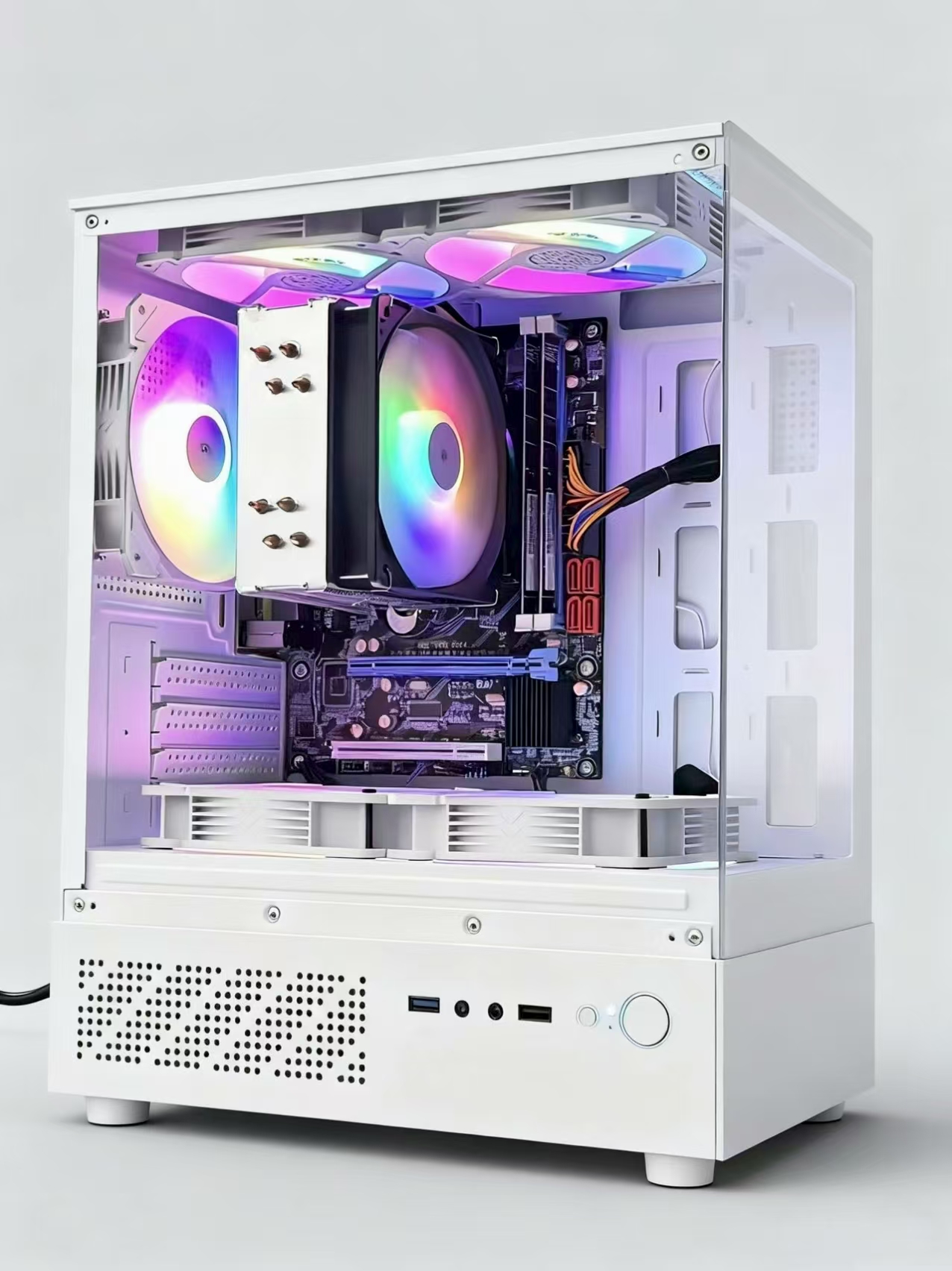 Komputer stacjonarny AOTESIER do gier, procesor Core I3 I5 I7, 8 GB RAM, dysk SSD 120 GB 256 GB 512 GB, komputer do gier z kartą graficzną.