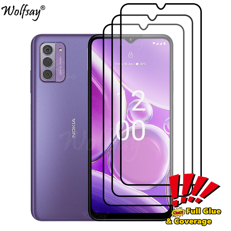 Защитная пленка для экрана с полным покрытием для Nokia G42 закаленное стекло для Nokia G42 Стекло для Nokia G42 G10 G20 G60 C31 G21 G11 X31 5G