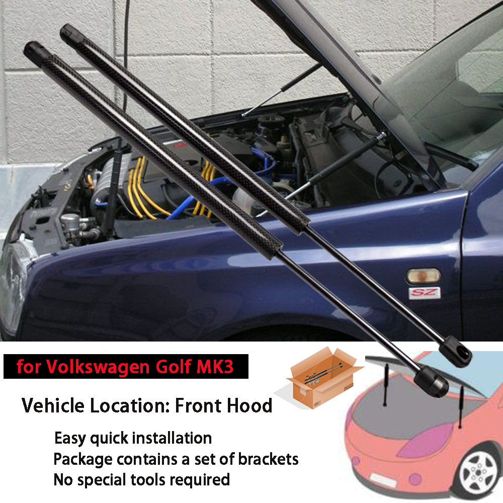 Amortisseurs pour Volkswagen Golf MK3 1991-1998 capot avant, modification des entretoises à gaz, Support de levage, accessoires, pièces de voiture