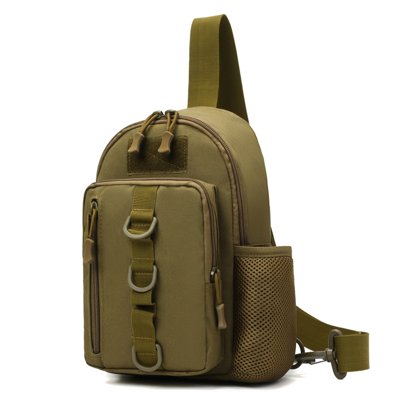 Saco de peito de grande capacidade ao ar livre fãs militares tático crossbody saco multifuncional garrafa de água saco de peito