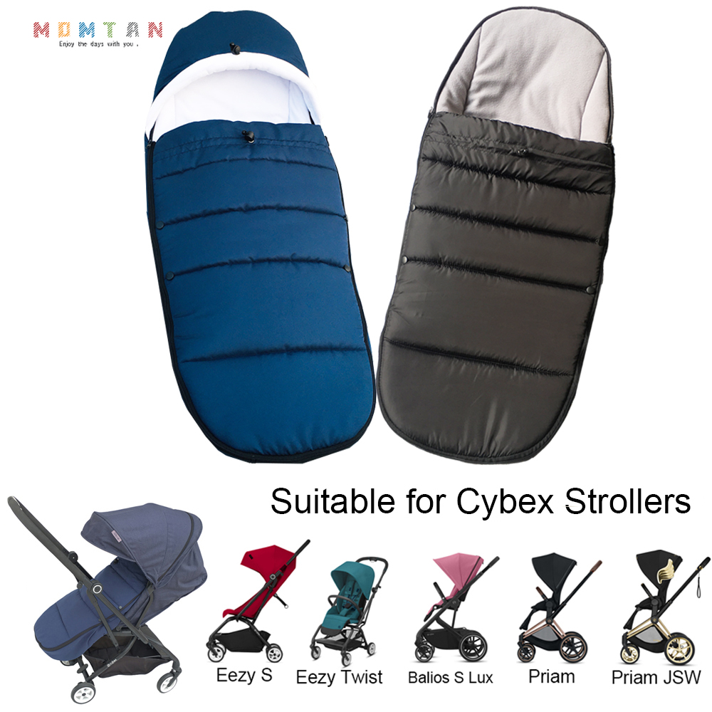 Acessórios para carrinho de bebê saco de dormir quente para Cybex Eezy Twist meias de inverno footmuff para Cybex Priam Balios Lux