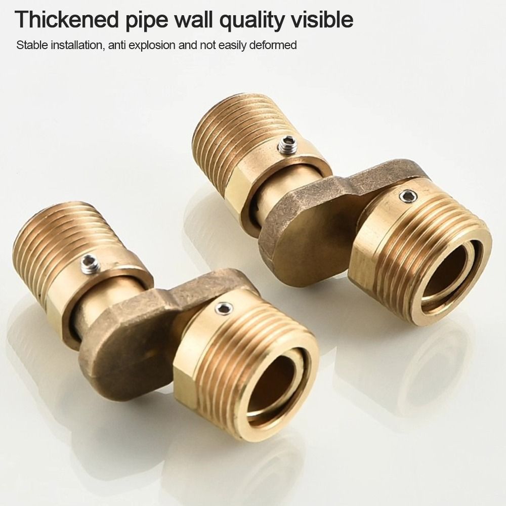 Soporte Universal Curvo y Angulado 360 °   Adaptador Giratorio Ajustable con Tornillo Excéntrico para Montaje en Pared, Adaptador Curvo para Grifo de Ducha