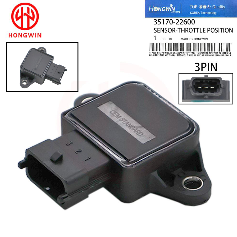 35170-22600 Датчик положения дроссельной заслонки (TPS) Подходит для: KIA - HHYUNDAI -DODGE - SAAB 9600930002   , 96009-30002 0280122014 , 0280122016