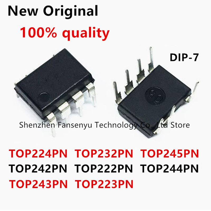 (10piece)100% New TOP245PN TOP244PN TOP243PN TOP242PN TOP232PN TOP224PN TOP223PN TOP222PN DIP7