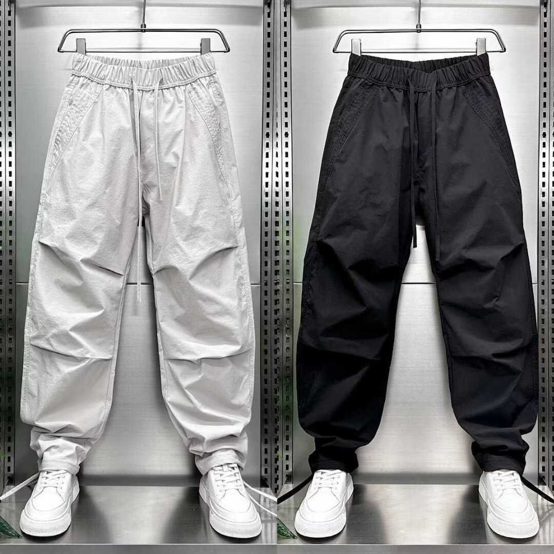 Palestra Jogging Pantaloni estivi da uomo Uomo Coreano Dongdaemun 2024 Pantaloni per uomo Abbigliamento Coreano Abiti popolari Sport Jogging Corsa