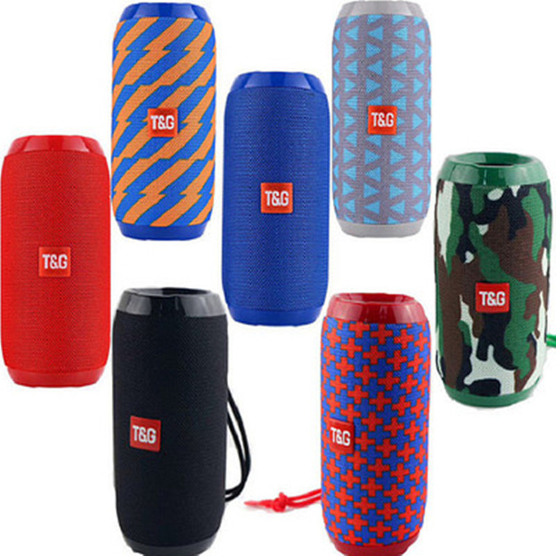 TG117 Bluetooth Lautsprecher 1200 mAh Wasserdichte Outdoor Tragbare Drahtlose Spalte Lautsprecher Box Unterstützung TF Karte FM Radio Aux