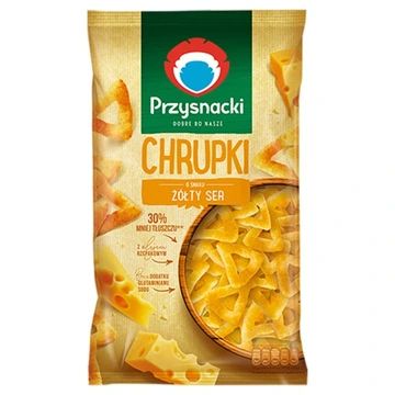 PRZYSNACKI Chrupki ser żółty 130g