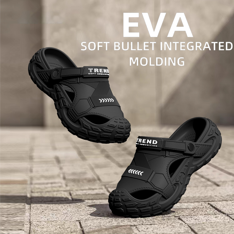 EVA masculino ao ar livre verão wearable tamancos sapatos antiderrapante respirável resistente ao odor sandálias antiderrapantes