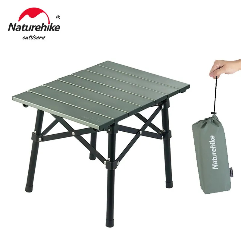 Naturehike L02 Meja Berkemah Meja Lipat Mendaki Luar Ruangan Meja Kopi Perjalanan Portabel Ultra Ringan Meja Memancing Meja Piknik