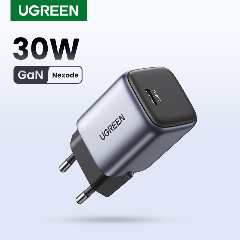 UGREEN GaN 30W szybka ładowarka do iPhone 15 14 13 PD3.0 dla iPad Pro samsung Xiaomi typu C ładowarka do telefonu komórkowego
