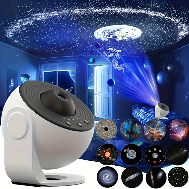 Galaxie Projektor 12 in 1 Planetarium Stern realistische Sternen himmel Nachtlicht Sonnensystem Mond Kinder Erwachsene Decke Heim textilien