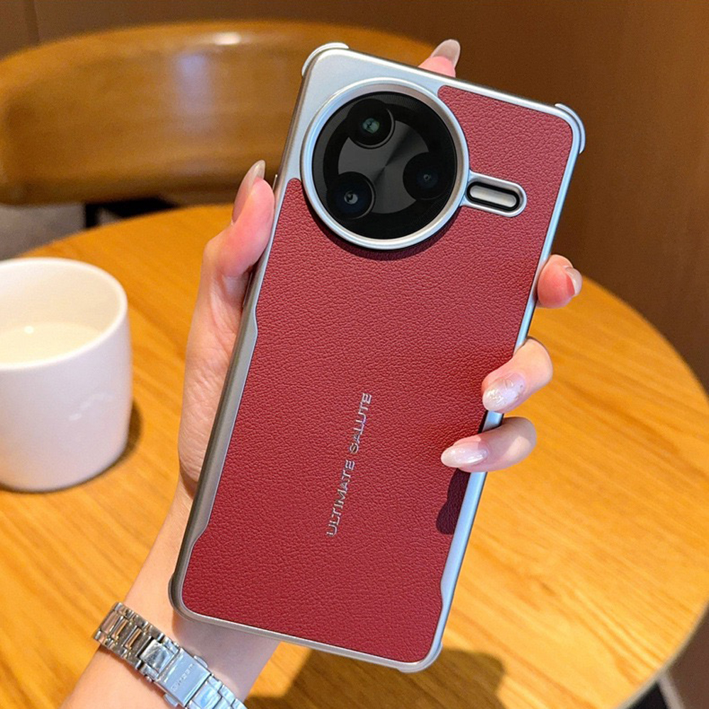 For Magsafe Magnetic Case For POCO F7 Ultra F7Pro Plating PU Leather Shockproof Bumper Protection Cover