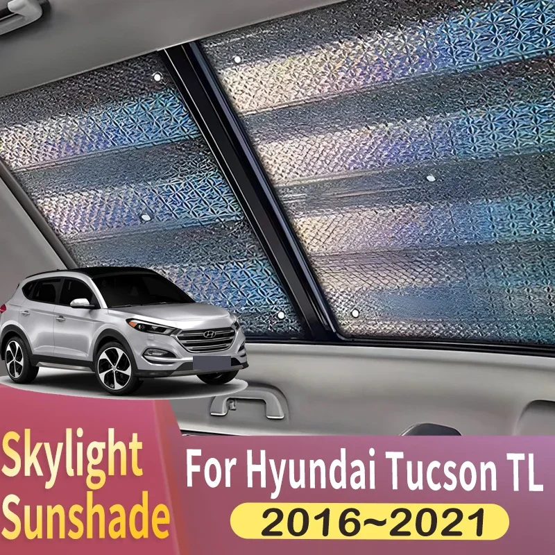 Pare-soleil de toit ouvrant anti-UV, adapté pour Hyundai 4.3 son TL 2016 ~ 2021 2018 2019 2020, protection thermique de toit de voiture, pare-soleil de fenêtre