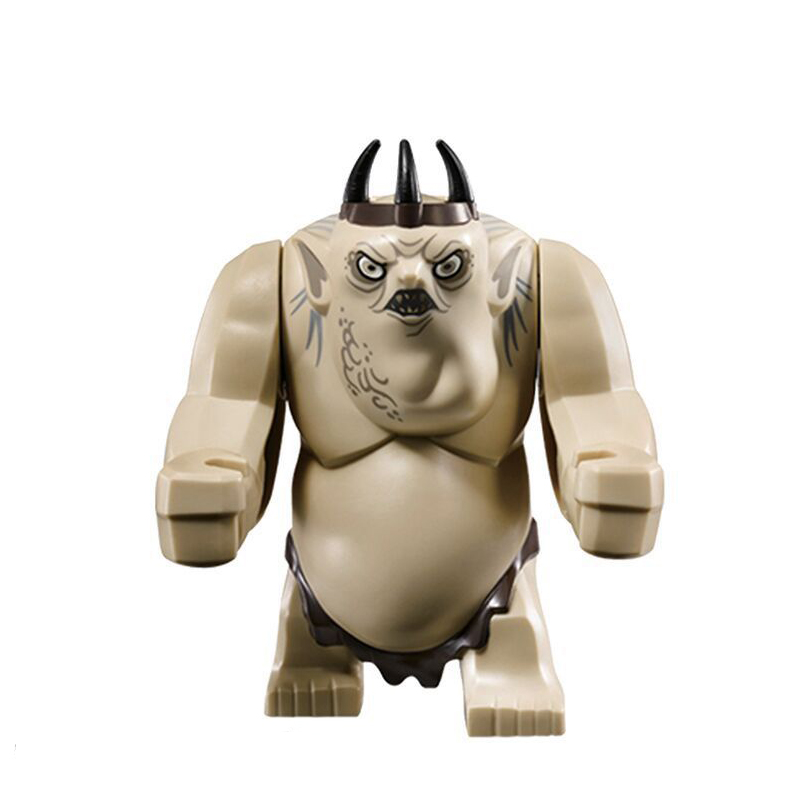 Figuras de Blocos de Montar Ogre do Senhor dos Anéis PG1168 MG101, Blocos de Construção Educativos, Mini Modelos de Ação, Brinquedos e Presentes