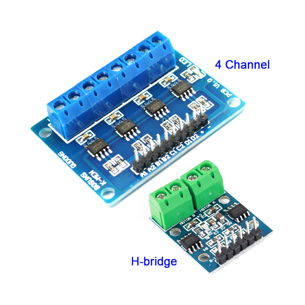 L9110S DC Stepper Motor บอร์ด H สะพาน 4 ช่องไดรฟ์ DC มอเตอร์ไดรฟ์มอเตอร์ไดรฟ์โมดูลสมาร์ทรถ 4-way driver
