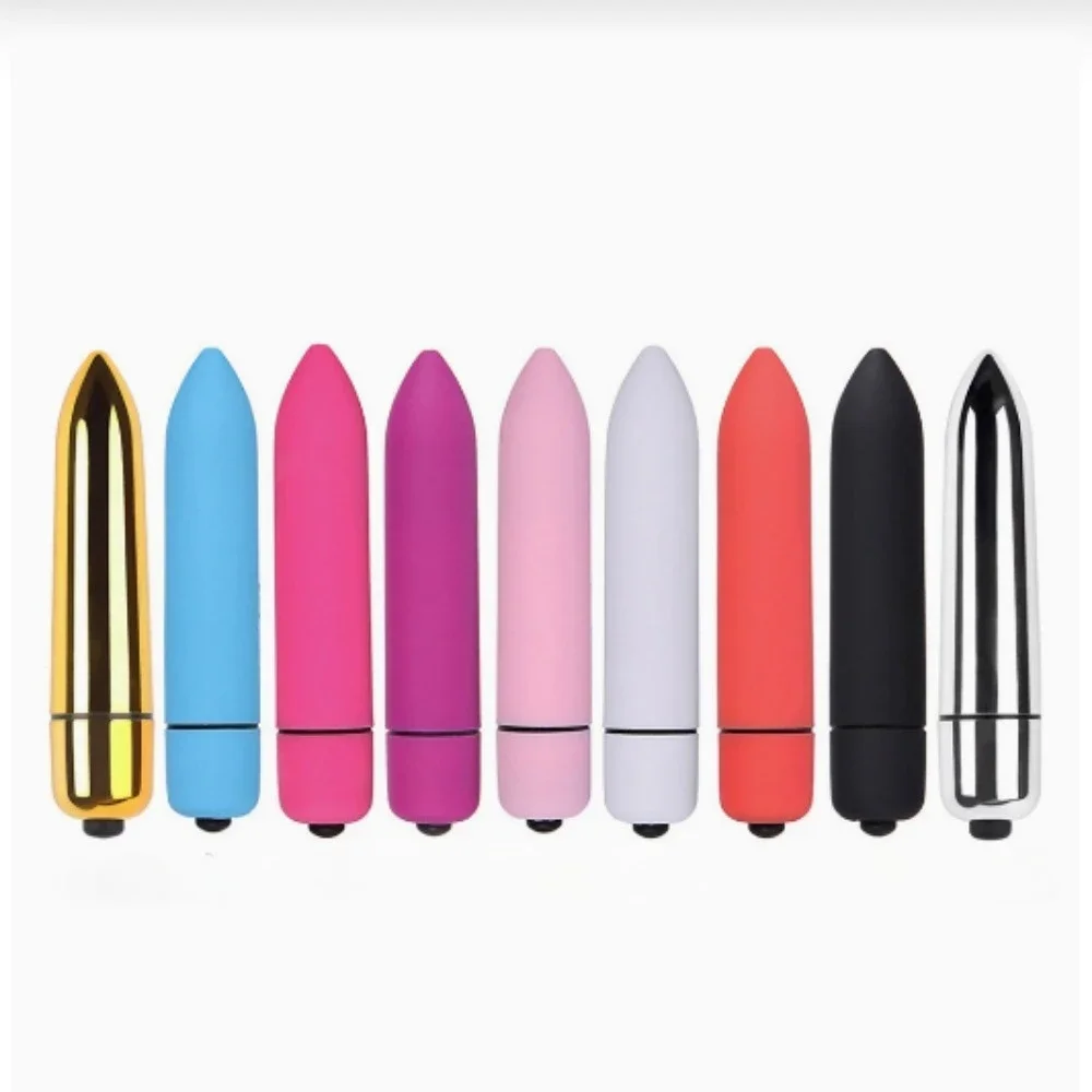Mini Vibratore a Proiettile per Massaggio Vaginale, Dildo Vibrante, Giocattoli Sessuali per Donne, Stimolatore Clitorideo e del Punto G, Masturbatore Femminile