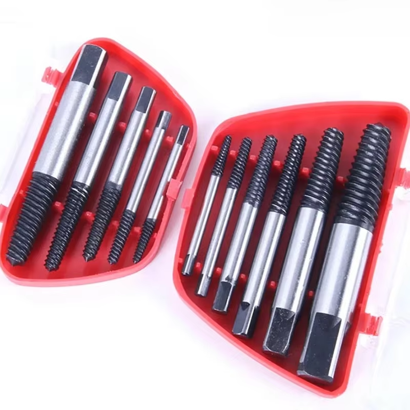 5-teiliges Schraubenausdreher-Mittelbohrer-Set, Führungsset, gebrochener, beschädigter Bolzenentferner, Entfernung, Geschwindigkeit, einfaches Set