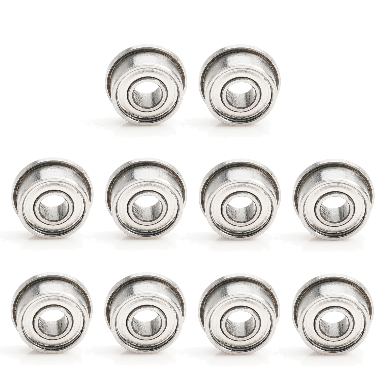 FR2-5ZZ Flange 3.175*7.938*3.571 Mm (10 PCS) Inci Flanged FR2-5 Z ZZ Ball Bearings