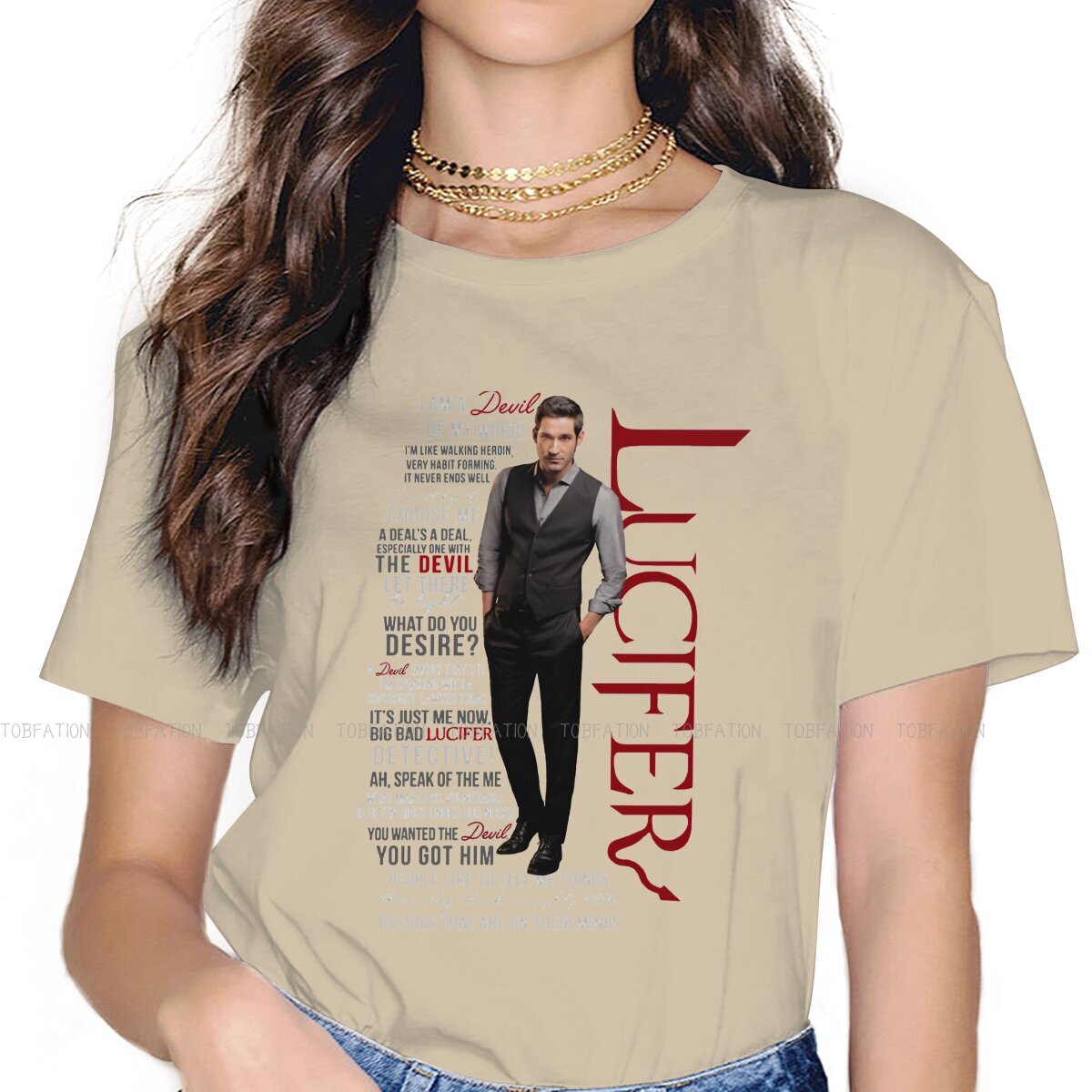 Morningstar-T-shirt gráfica para menina, Lúcifer Inferno, Bíblia Demônio, novo design, venda quente, 4XL