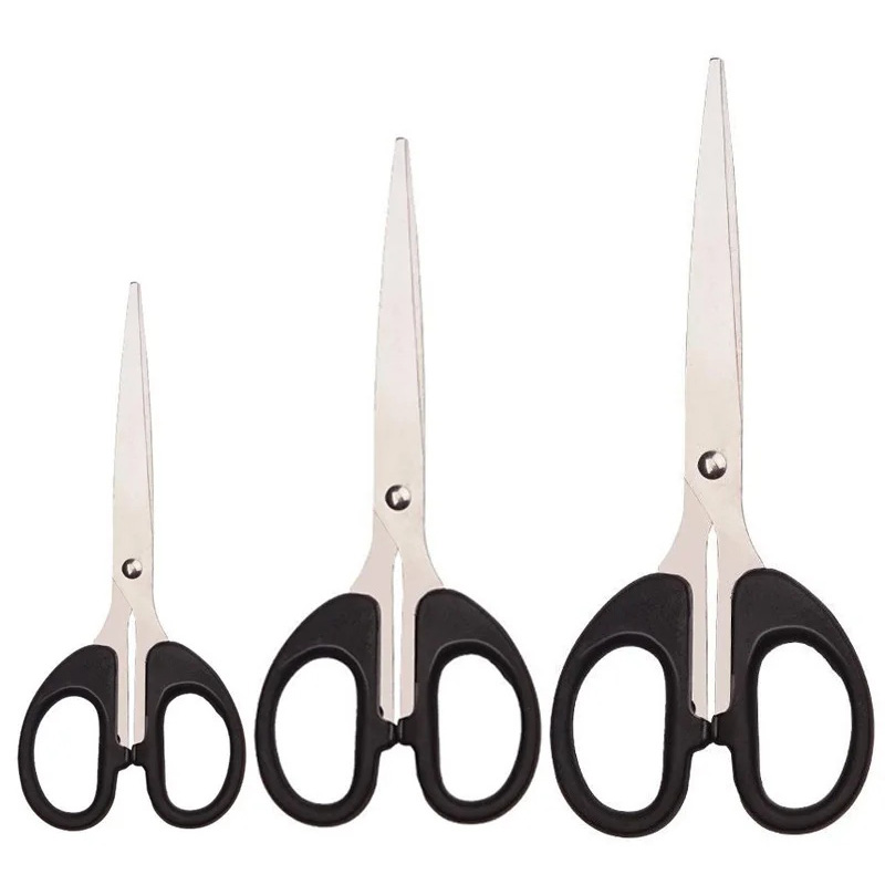 Tijeras de oficina para estudiantes, cuchillo de corte de papel artesanal, arte del hogar, tijeras de acero inoxidable para niños, suministros de oficina, 2/3 Uds.