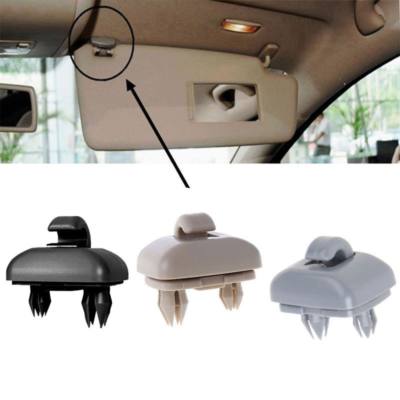 Clips de fijación de gancho para tapa de visera Interior de coche, accesorios interiores para AUDI A1 A3 A4 A5 Q3 Q5 S3 S4 S5 TT Allroad, 2 uds.