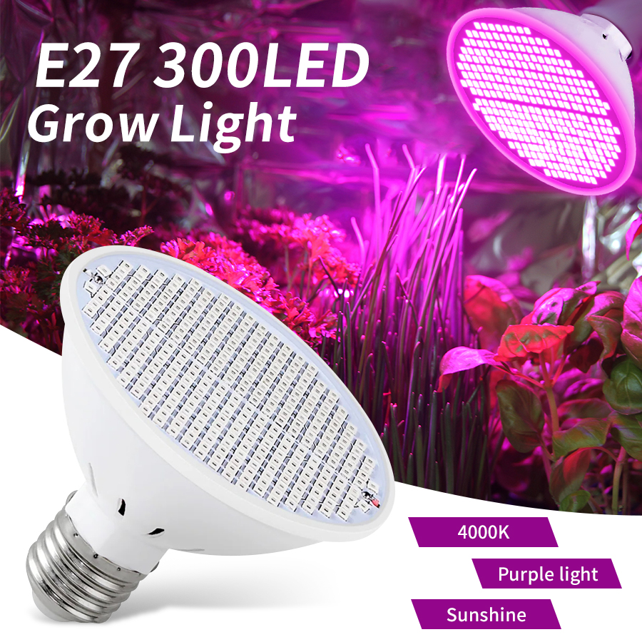 E27 Volle Spektrum LED Wachsen Glühbirne 220V 48/80/300leds Indoor Garten Hydrokultur Led Wachsen licht Box Zelt Pflanzen Wachstum Lampe